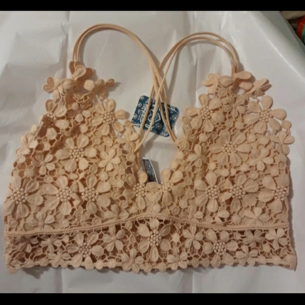 Free People Miss Dazie Crochet Lace Bralette - Picture 7 of 12
